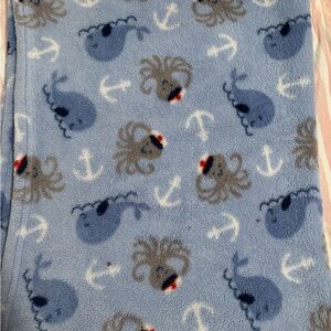 Used, Blue Nautical Themed Blanket